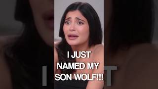 The Night Kylie Jenner Cried In The Shower Over Her Son's Name👶🏻🚿😭 #shorts #kyliejenner #airewebster