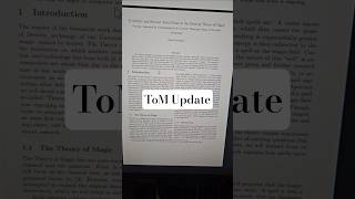 ToM update #dnd #dndscience #theoryofmagic #dnd5e