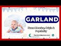 Garland - Baby Boy Name Meaning, Origin & Popularity - RandomNames.com