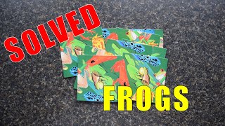 Scramble Squares Frogs Puzzle Solution..🐸