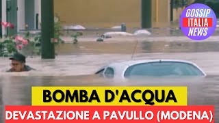 Devastante bomba d'acqua a Pavullo nel Frignano: La città trasformata in un inferno d'acqua e fango