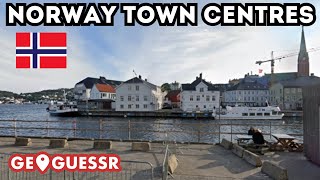 Norway Town Centres on GeoGuessr: American finds the MOST BEAUTIFUL cities!