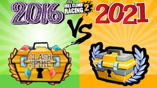 HILL CLIMB RACING 2 - EVOLUTION 2016 VS 2021