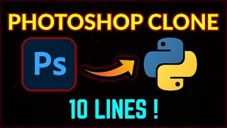 Photoshop CLONE using Python - Photo MANIPULATION & EDITING using Python. EDIT Images with Python!