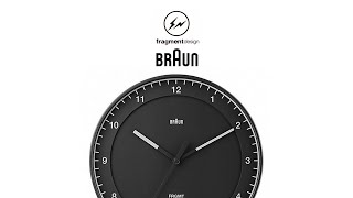 小黑痣【開箱】Braun × Fragment Classic Analogue Wall Clock 極簡 百靈 閃電 計時器