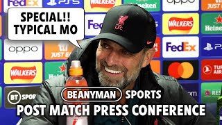 'SPECIAL!! Typical Mo' | Rangers 1-7 Liverpool | Jurgen Klopp press conference