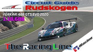 iRacing | Ferrari Challenge 488 GT3 EVO | Circuit Guide - Rudskogen - 1:18.688 - Week 10