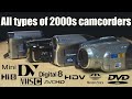 All types of 2000s camcorders explained