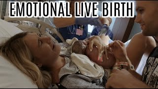 EMOTIONAL LIVE BIRTH VLOG | LABOR AND DELIVERY BIRTH VLOG  | Tara Henderson