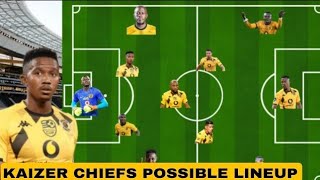 🔴PSL NEWS!! Kaizer Chiefs Potential Starting Lineup Against Cape Town Spurs game for Saturday Game