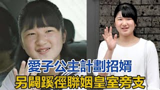 愛子公主計劃「招婿」？另闢蹊徑聯姻皇室旁支，還有2年即可成婚｜宮廷秘史｜