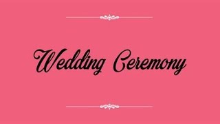 LIVE WEDDING CEREMONY (04.01.2025)