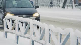 Пескосоляная смесь на дорогах