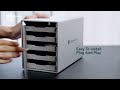 meet your all in one storage solution with our 5 bay hard drive enclosure