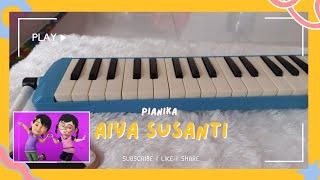 Aiya Susanti - Pianika ( Lagu mei mei Upin Ipin Anak) || ada not angkanya