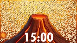 15 Minute Volcano Timer Bomb [Pumpkin Eruption 🌋🎃💥]