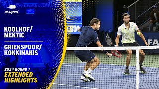 Koolhof/Mektic vs. Griekspoor/Kokkinakis Extended Highlights | 2024 US Open Round 1