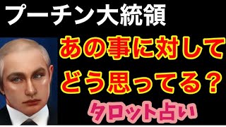 【タロット占い】プーチン大統領　あの事に対してしてどう思ってる？プーチンさんの気持ち　占ってみた