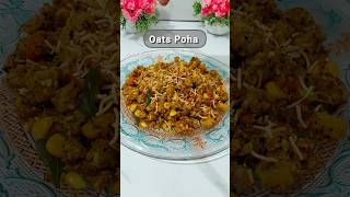 Oats Masala Poha Recipe 😍| Oats Breakfast | #shorts #oats #trending