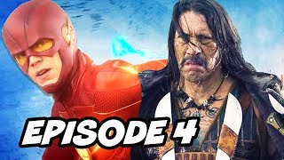 The Flash Season 4 Episode 4 - Flash vs Danny Trejo TOP 10 WTF and Easter Eggs
