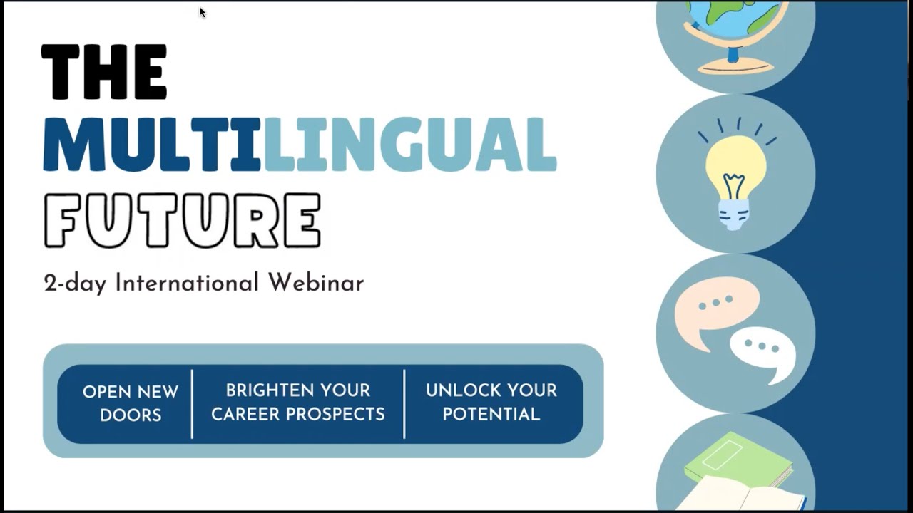 The Multilingual Future Webinar Day 2 Youtube
