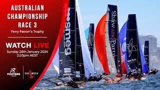 18ft SKIFFS - AUSTRALIAN CHAMPIONSHIP RACE 3