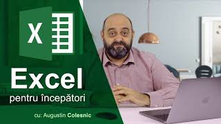 Prezentare Curs Excel începători - instructor Augustin Colesnic