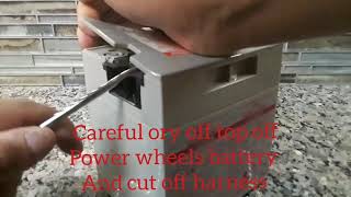 Fisher price power wheels battery hack