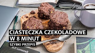 CIASTECZKA CZEKOLADOWE W 8 MINUT - SZYBKI PRZEPIS - 4K