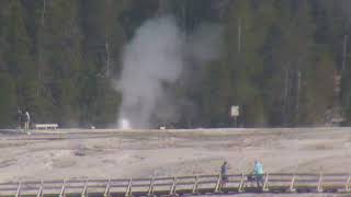 North Goggles Geyser minor eruption (9:23 AM, 26 May 2018)