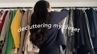 declutter my closet with me 👚👗✨