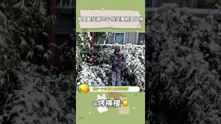 風雪壓我兩三年 我笑風輕雪又棉 #shorts