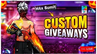 Free Fire Max Live Custom Giveaway 💸and Guild Test | @totalgaming@gyangaming