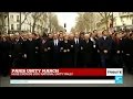 Paris Unity March : Political leaders marching together