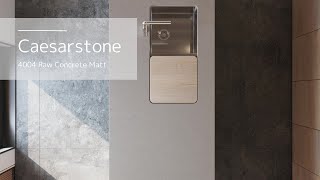 【キッチン素材】シーザーストーン/4004 Raw Concrete Matt/Caesarstone