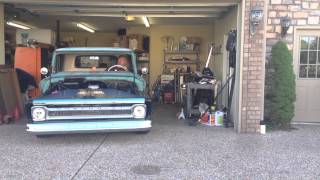 1964 Chevy C10 first drive under her own power. Chevy 350 360hp 700r4