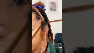 MUST WATCH 😱 KNOTLESS Braids with the Rubber Band Method #crochetbraids #crochethairstyles