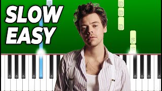 Harry Styles - Little Freak - Slow Easy Piano Tutorial