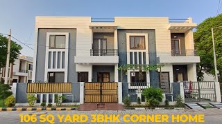 ਜੀ.ਟੀ. ਰੋਡ ਗੇਟਡ ਸੋਸਾਇਟੀ ਦੇ ਅੰਦਰ 106 sq yard ਦਾ 3 BHK ਕਾਰਨਰ ਹਾਊਸ ਵਿਕਰੀ ਲਈ ਉਪਲਬਧ ਹੈ।