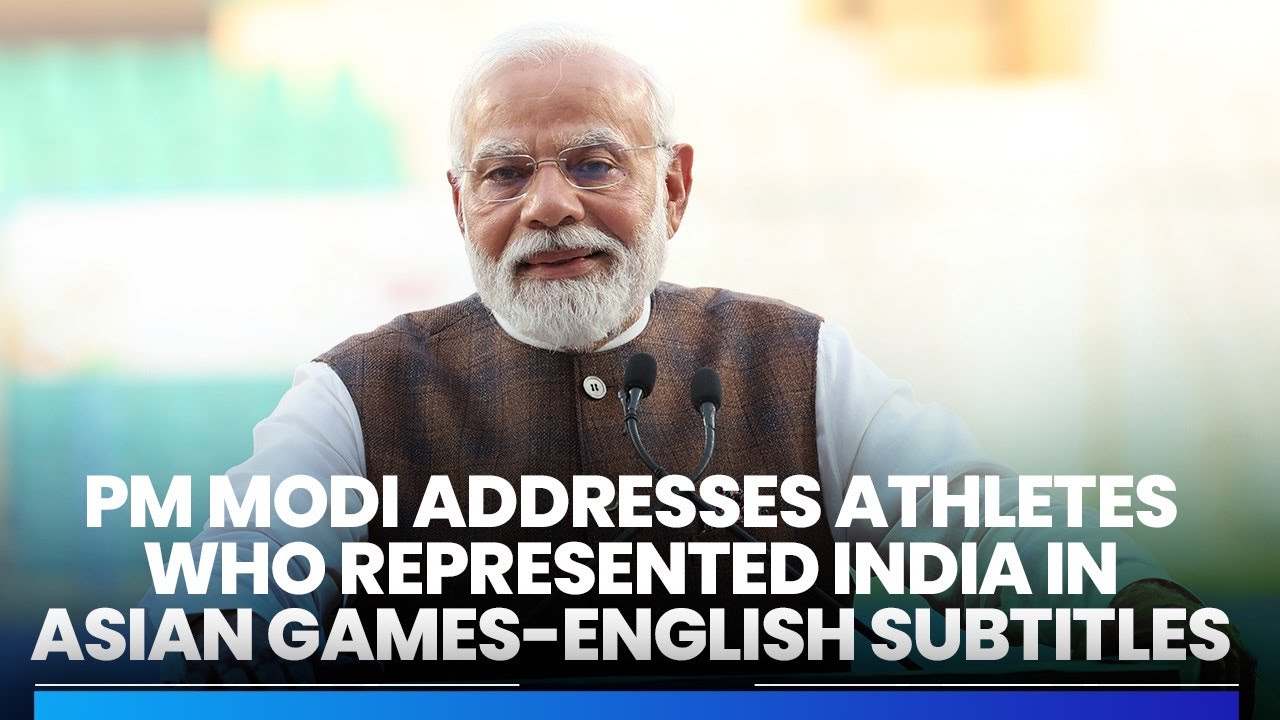 PM Modi Addresses Athletes Who Represented India In Asian Games ...