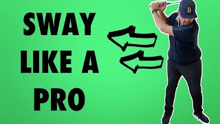 Don't stop swaying in your golf swing!