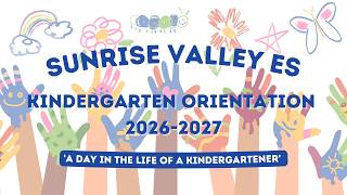 Kindergarten Orientation 2026