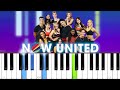 Now United - Na Na Na (Piano tutorial)