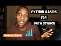 Python Basics for Data Science // Crash Course