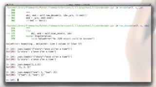 Escaping JSON in Python - Web Development