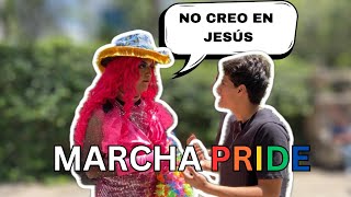 Predicando de Jesús en Marcha LGBTQ 🏳️‍🌈 🏳️‍🌈