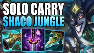 THIS IS HOW YOU CAN CARRY WITH SHACO AFTER THE BIG JUNGLE CHANGES! Gameplay Guide League of Legends