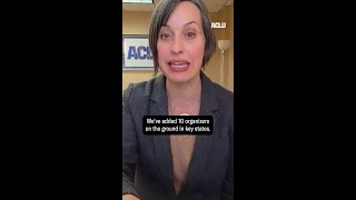Our 2026 Election Protection Plan | ACLU | #shorts #aclu #elections