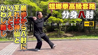 危険近づくな！！カマキリ拳法蟷螂拳【接近戦用套路・八肘】公開します。