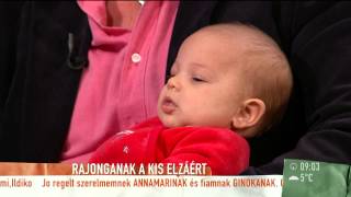 Fésűs Nelly babája nyugodtan pihent apja karjaiban - 2014.12.04 - tv2.hu/mokka